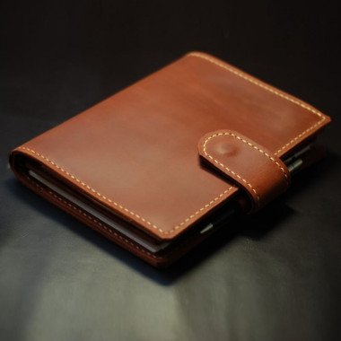 Кожаный блокнот Dallas brown leather