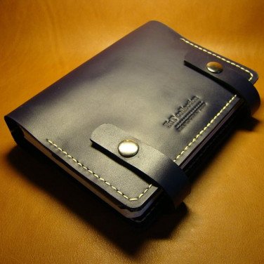Кожаный блокнот-ежедневник для мужчин Austin blue leather
