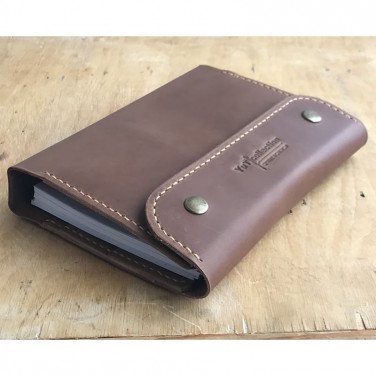 Шкіряний блокнот на кільцях Arlington brown leather