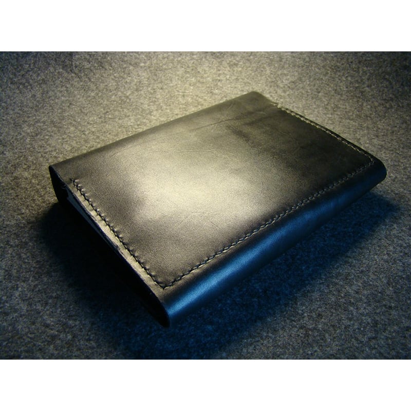 Кожаный ежедневник-папка Garland black leather