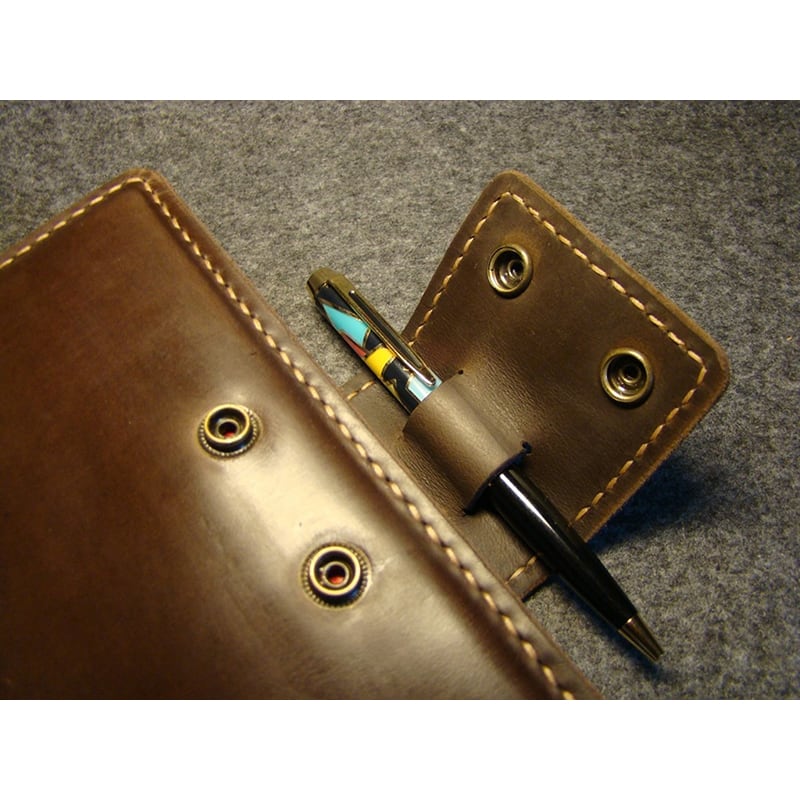 шкіряна Обкладинка на блокнот А5 Amarillo brown leather