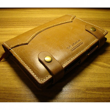 Обложка на блокнот Denton yellow leather