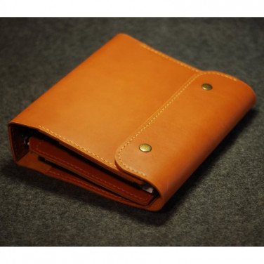 Кожаный блокнот ручной работы Irving red leather