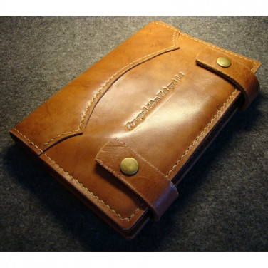 Шкіряна обкладинка блокнот А5 Beaumont brown leather
