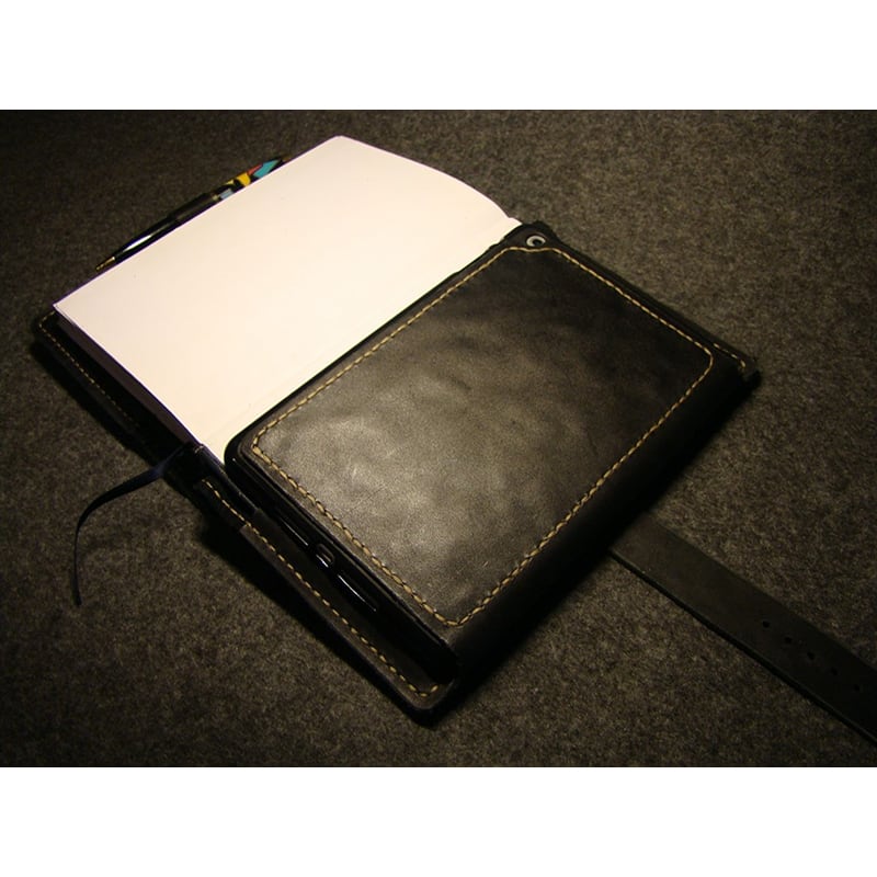 Обкладинка блокнот А5 і Apple iPad mini Bryan black leather