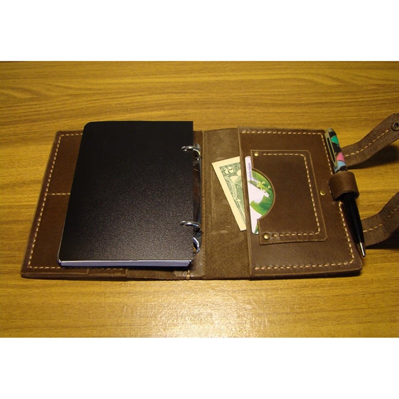 Шкіряний блокнот А5 Harlingen brown leather