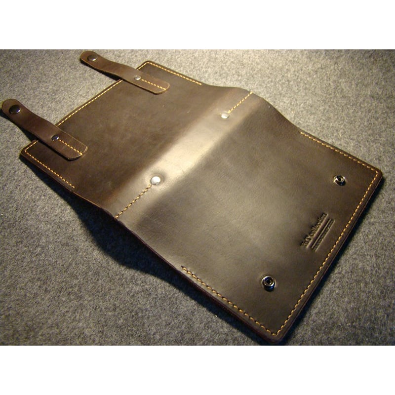 Шкіряний блокнот Mission brown leather