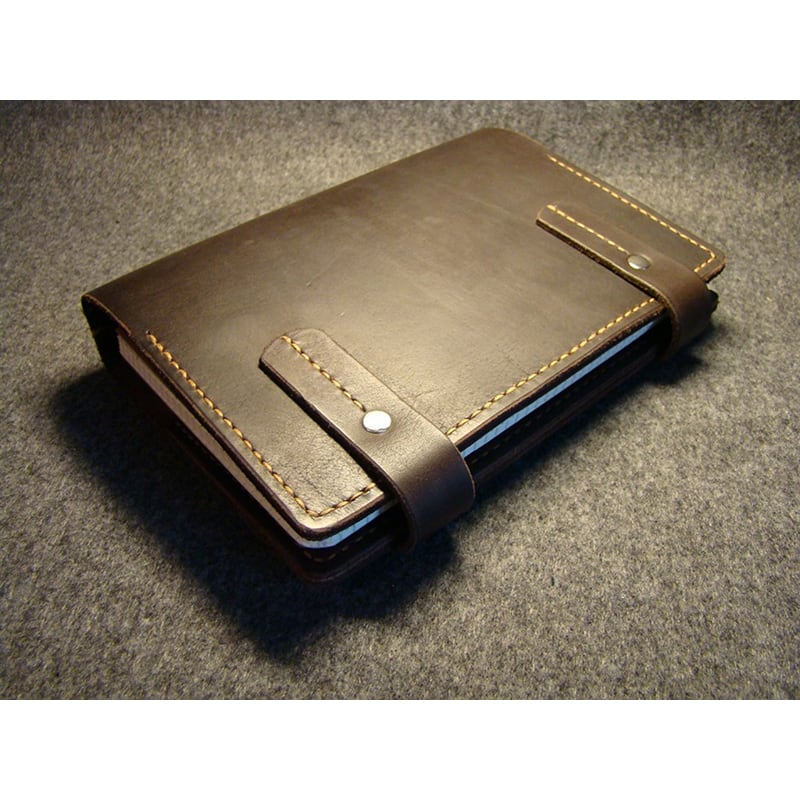 Шкіряний блокнот Mission brown leather