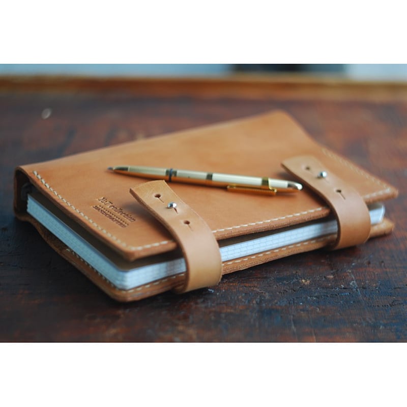 Кожаный блокнот ежедневник в6 Abilene brown leather