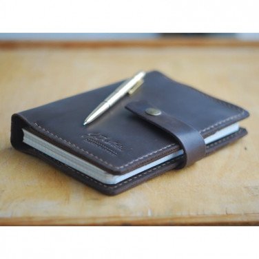 Кожаный блокнот Allen brown leather