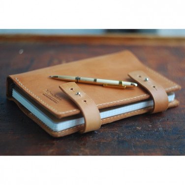 Кожаный блокнот ежедневник в6 Abilene brown leather