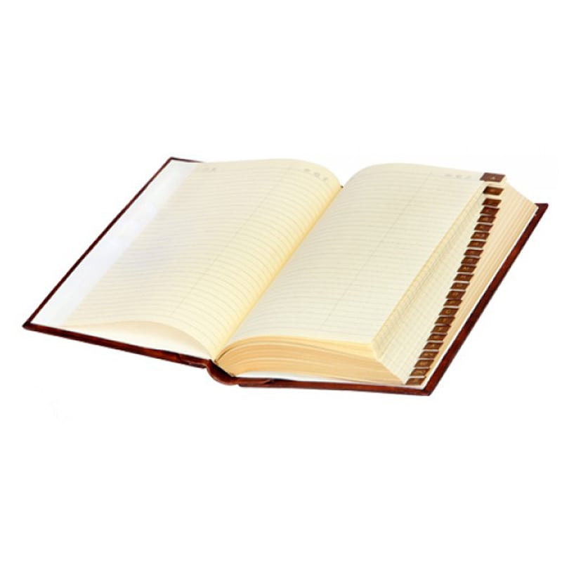 Адресная книга ручной работы Criation brown leather