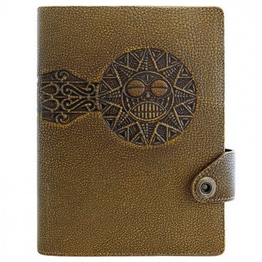Блокнот кожаный для мужчин Solar brown leather