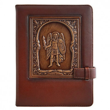 Ежедневник в кожаной обложке Аrchangel Michael brown leather