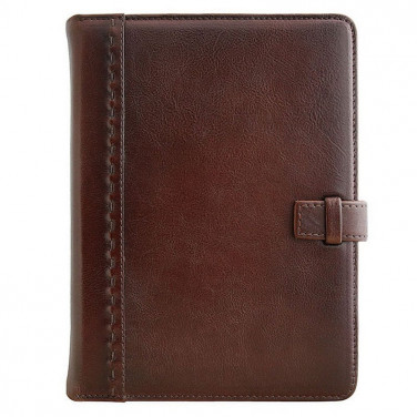 Ежедневник в кожаной обложке Attache brown leather