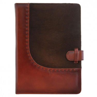 Кожаный блокнот Western brown leather