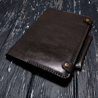 Щоденник в шкіряній палітурці Сhocolate brown leather