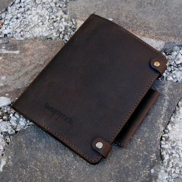 Ежедневник в кожаной обложке Americano brown leather