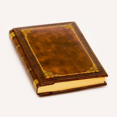 Ежедневник в кожаном переплете Folio brown leather