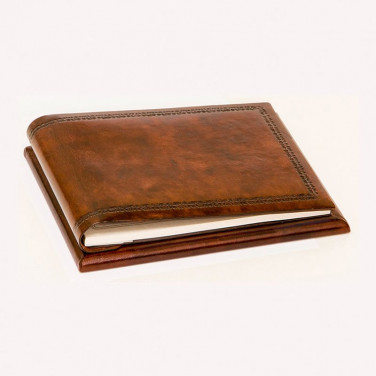 Блокнот в шкіряній палітурці Tablet brown leather