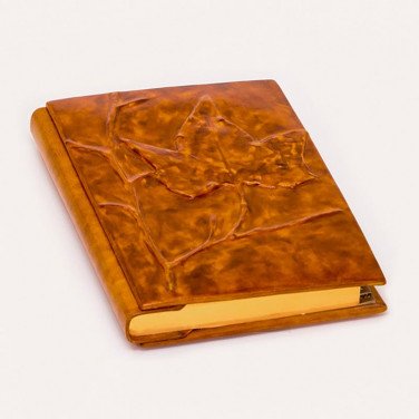 Блокнот в кожаной обложке Maple brown leather
