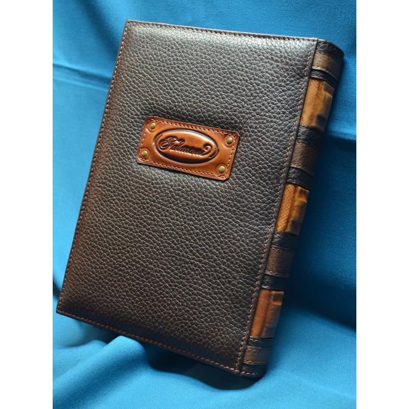 Ежедневник в кожаной обложке Рыбак brown leather