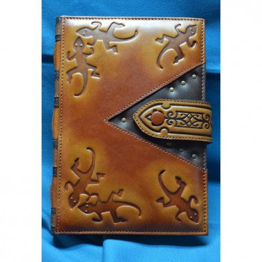 Мужской кожаный блокнот Саламандра brown-leather