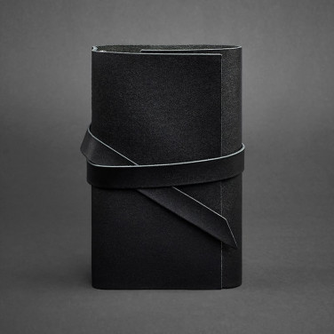 Кожаный блокнот ручной работы мужской Diary Black Leather