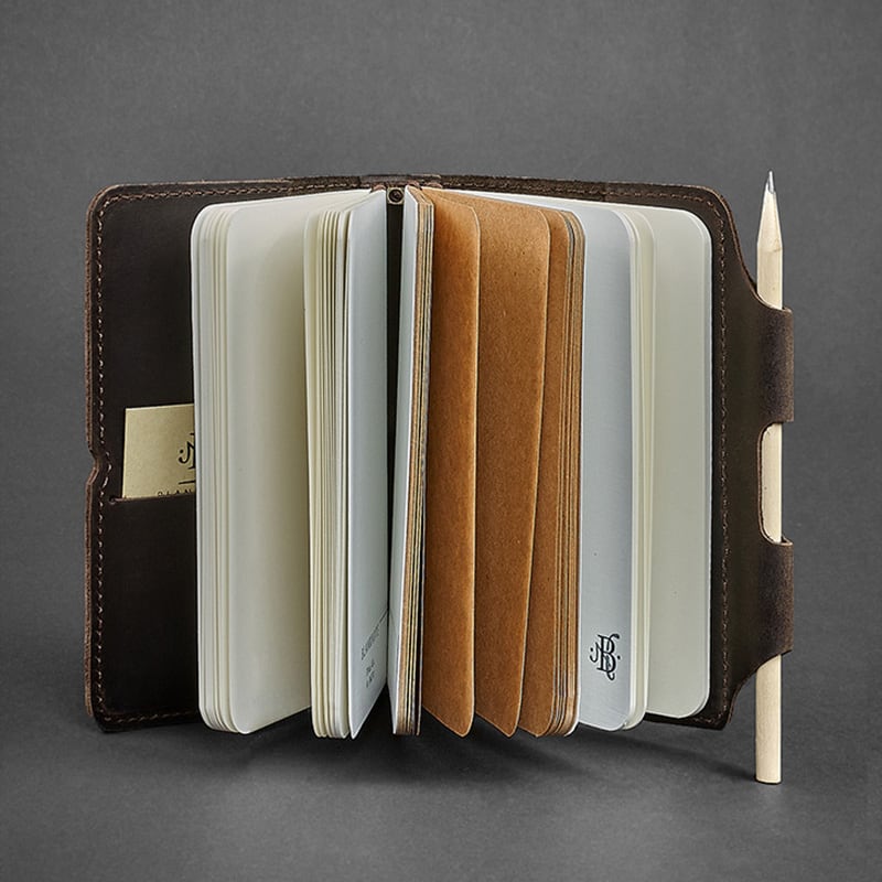 Щоденник у шкіряній обкладинці SoftBook Brown Leather