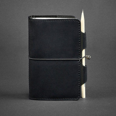 Блокнот в кожаном переплете SoftBook Black Leather