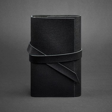 Кожаный блокнот ручной работы мужской Diary Black Leather