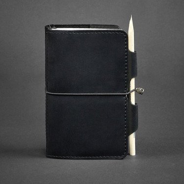 Блокнот в кожаном переплете SoftBook Black Leather