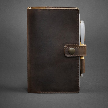 Блокнот в кожаном переплете Sketchpad Dark Brown Leather