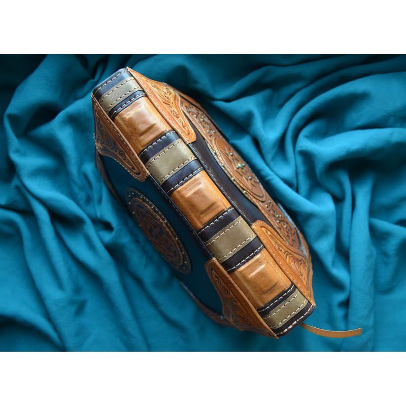 Шкіряний блокнот Кельтська Магія brown leather