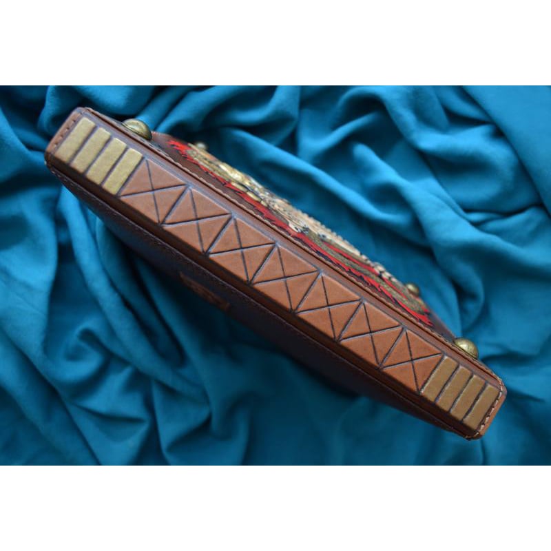 Шкіряний блокнот Equilibrium brown leather