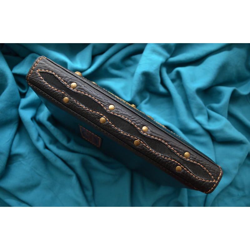 Шкіряний блокнот Стімпанк black leather