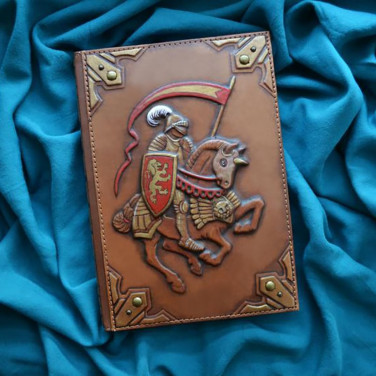 Ежедневник в кожаном переплете Сhevalier brown leather