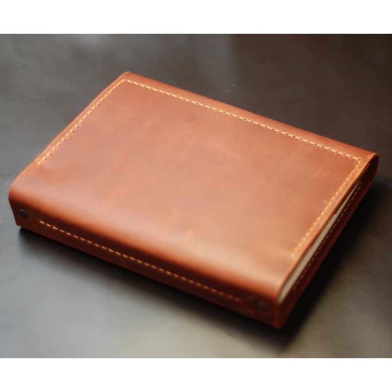 Шкіряний блокнот А5 на кільцях Organizer brown leather