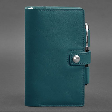 Блокнот в кожаном переплете SoftBook Emerald Green Leather