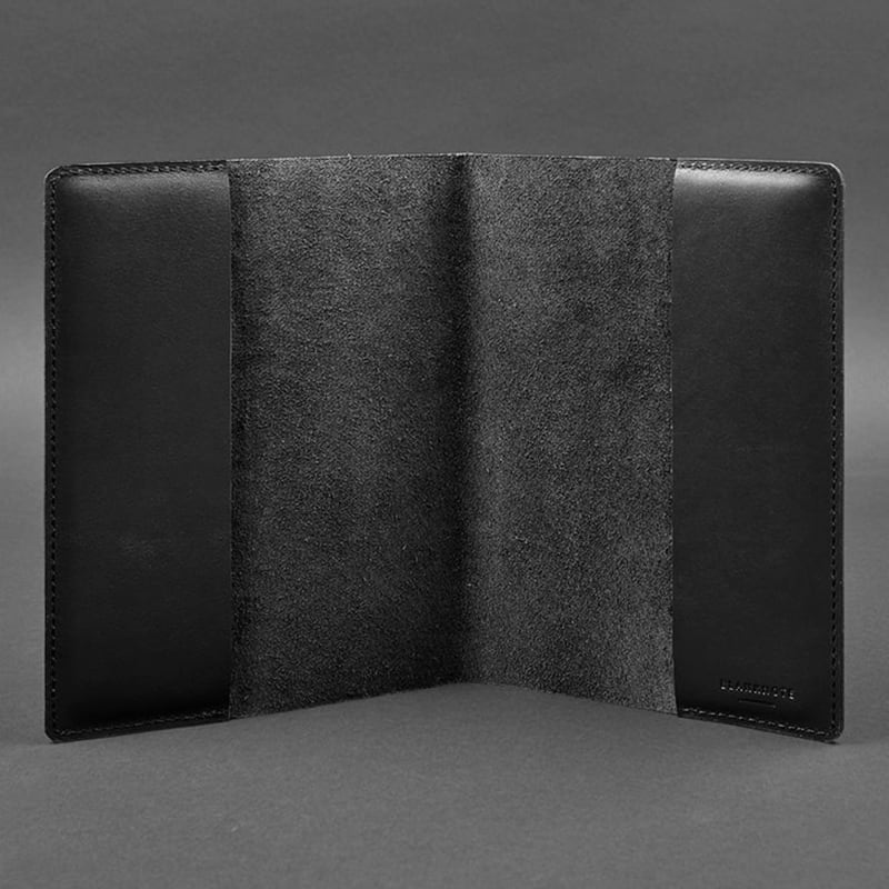 Шкіряна обкладинка для блокнота Krust Black Leather
