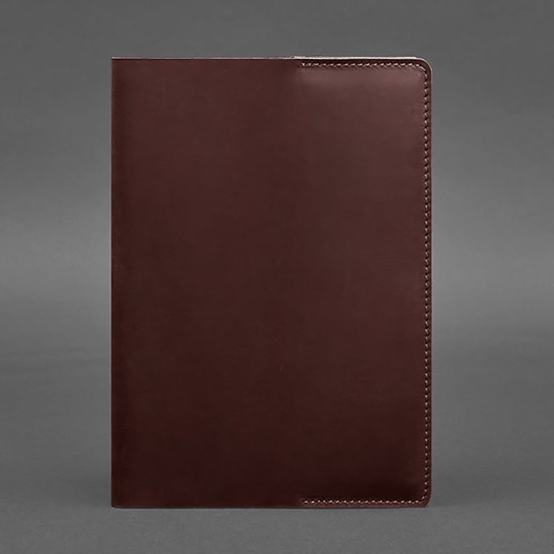 Кожаная обложка для блокнота Crazy Horses Wine Leather