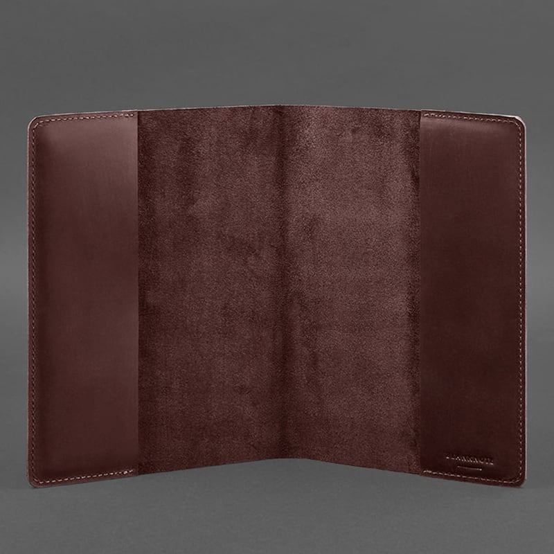 Шкіряна обкладинка для блокнота Crazy Horses Wine Leather