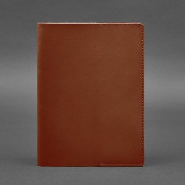 Кожаная обложка для блокнота Crust Brown Leather 