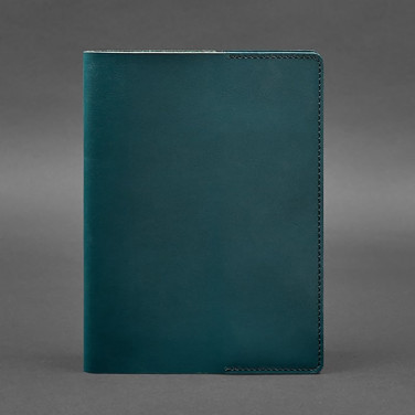 Кожаная обложка для блокнота А5 Nephritis Green Leather