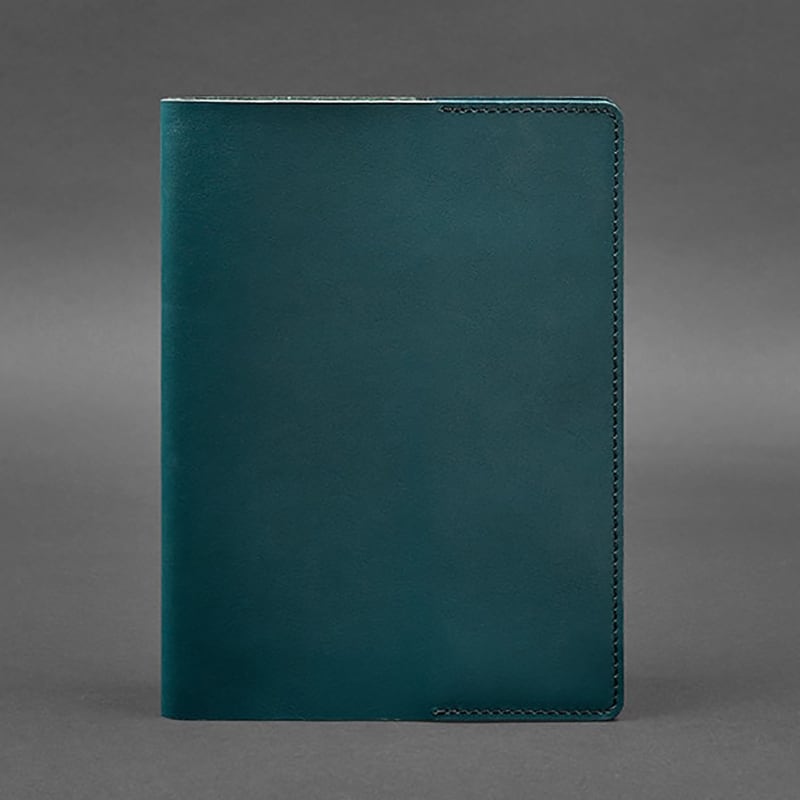 Кожаная обложка для блокнота А5 Nephritis Green Leather