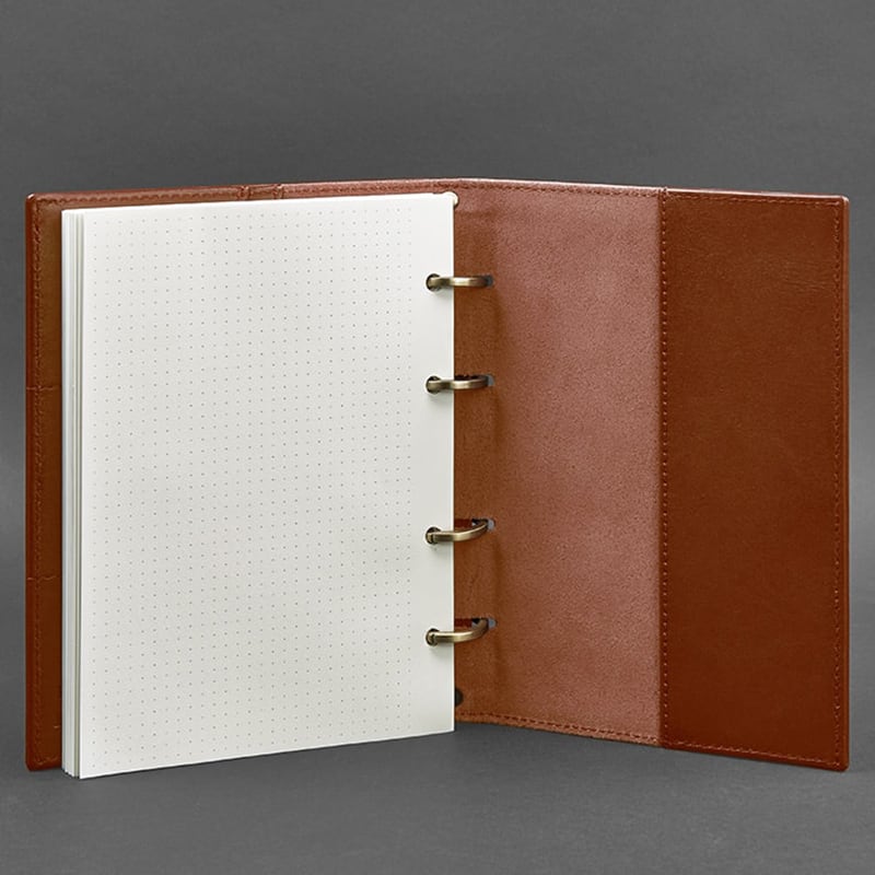 Щоденник в шкіряній обкладинці Cinnamon Brown Leather