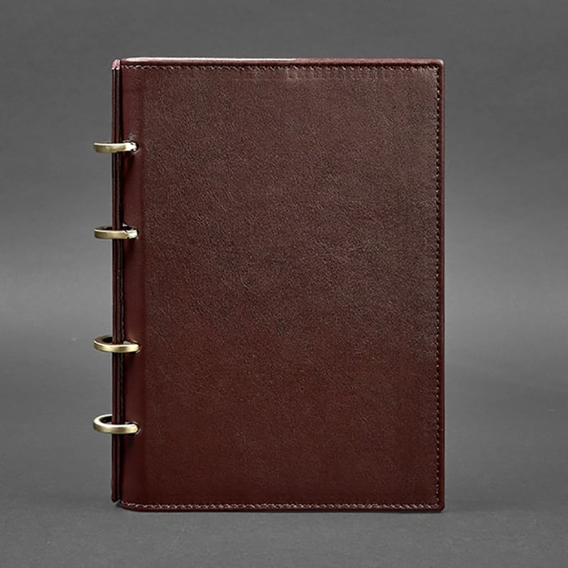 Блокнот кожаный А5 Notebook Bordeaux Leather