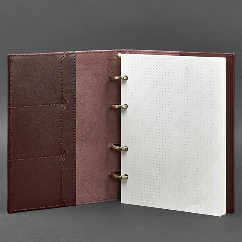 Блокнот Шкіряний А5 Notebook Bordeaux Leather