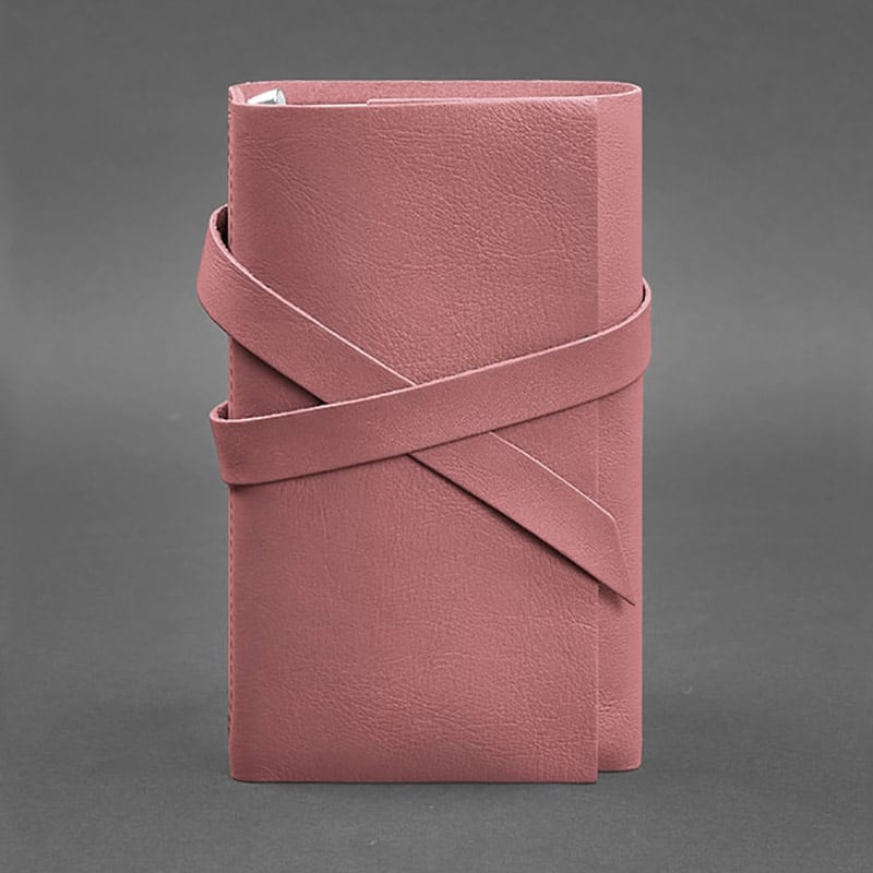 Женский кожаный блокнот SoftBook Peach Pink Leather