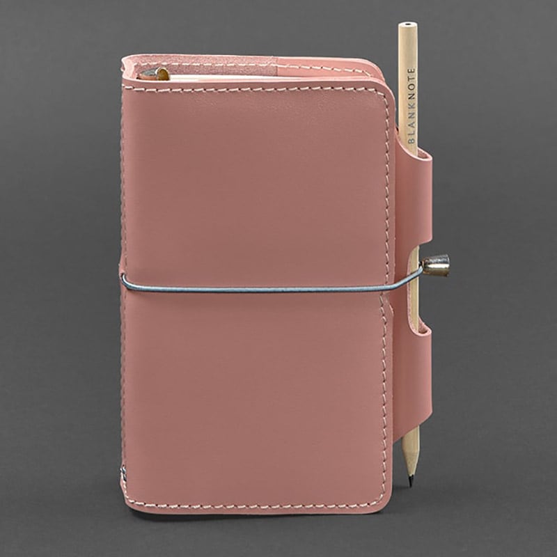 Женский кожаный блокнот SoftBook Coral Pink Leather